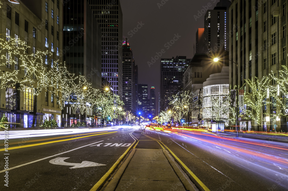 Magnificent Mile at Night