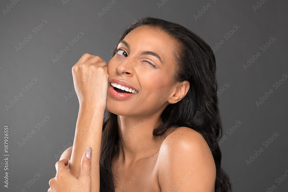 African American Beauty Skin Model African American Beauty Skin Model