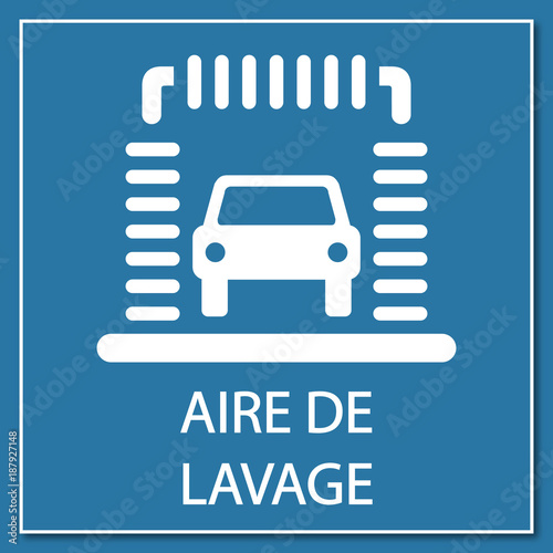 Logo station lavage.