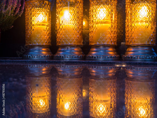 Obraz w ramie candle