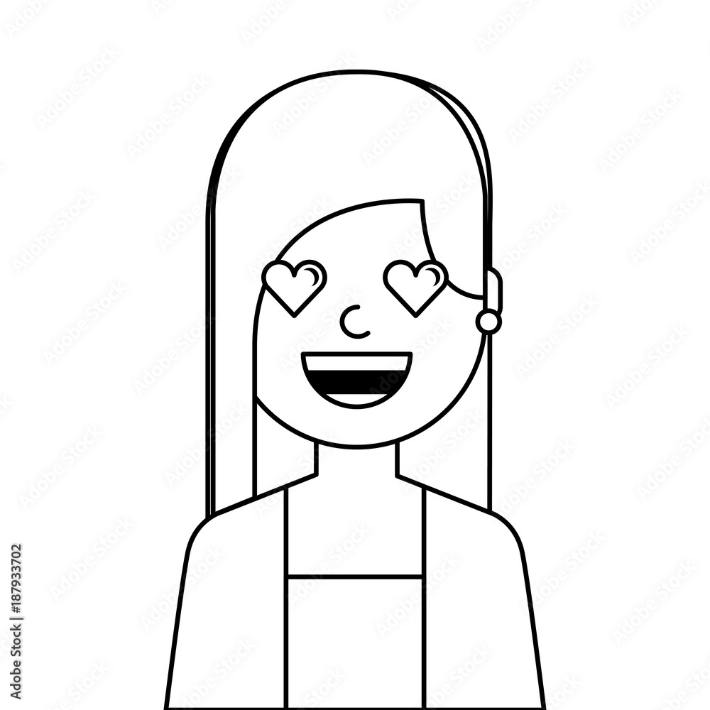 lovely young woman avatar character vector illustration design lovely young woman avatar character vector illustration design