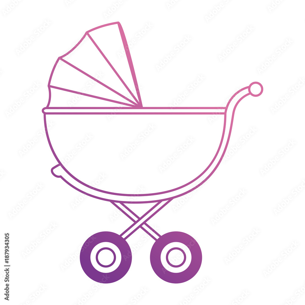 cute baby cart icon cute baby cart icon