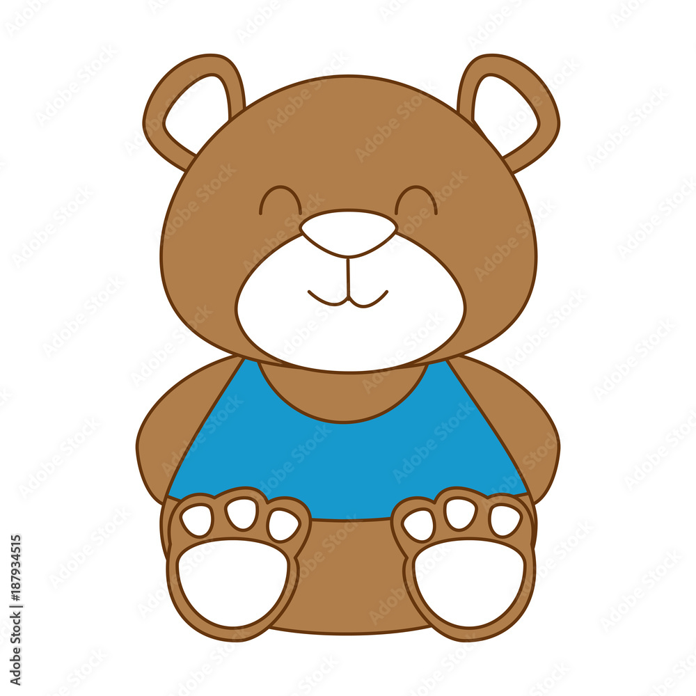 Obraz premium cute bear teddy icon