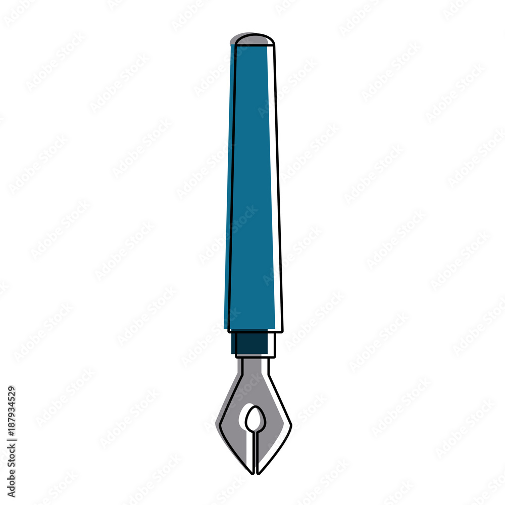Fountain pen isolated icon vector illustration graphic design Fountain pen isolated icon vector illustration graphic design