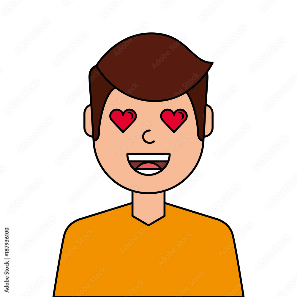lovely young man avatar character vector illustration design lovely young man avatar character vector illustration design