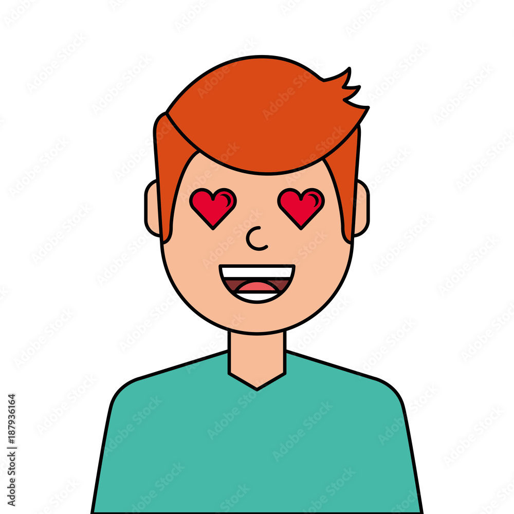 lovely young man avatar character vector illustration design lovely young man avatar character vector illustration design