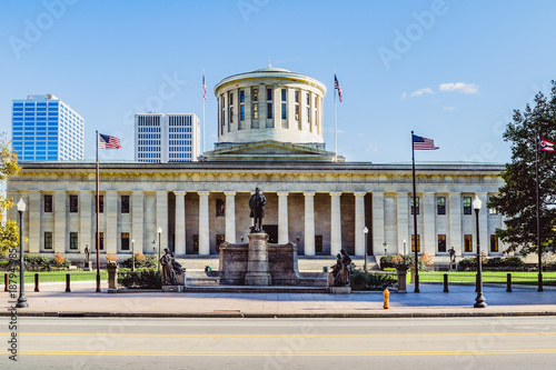 Ohio Statehouse ceremonial entrance. photo