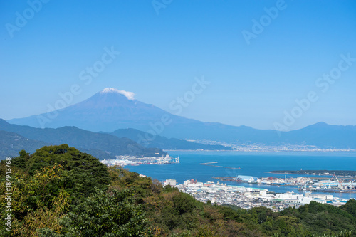 日本平から見た富士山