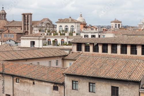 Dächer Ansicht von Rom als Set