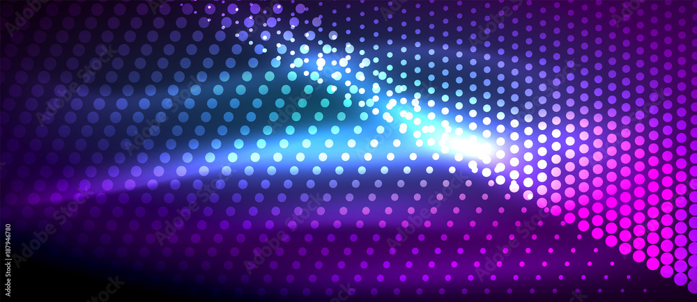 Neon light effects, particles Neon light effects, particles
