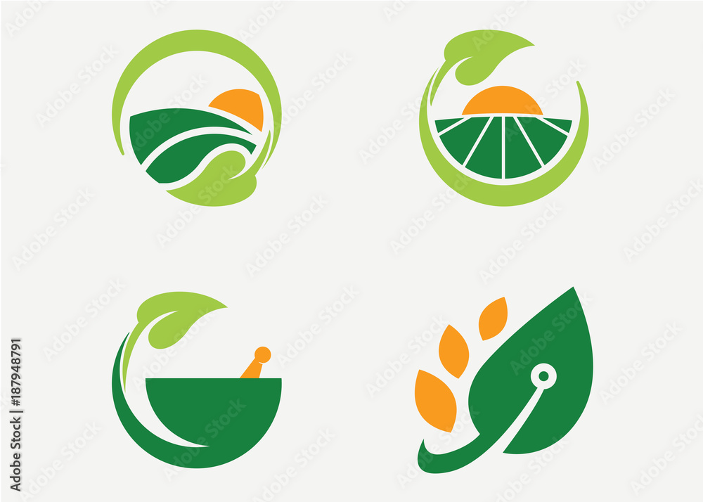 Agriculture Logo Set Template Design Vector, Emblem, Design Concept, Creative Symbol, Icon Agriculture Logo Set Template Design Vector, Emblem, Design Concept, Creative Symbol, Icon