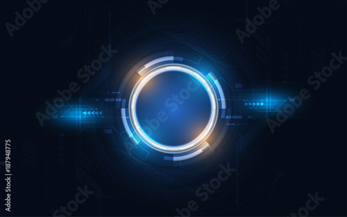 Abstract technology background Hi-tech communication concept innovation background vector illustration