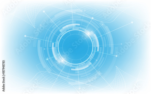 Abstract technology background Hi-tech communication concept innovation background vector illustration