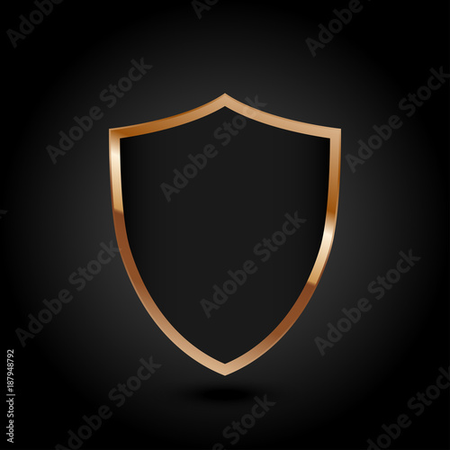 Protected guard shield security concept Security cyber digital Abstract technology background protect system innovation concept vector illustration