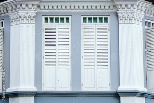 Traditional Windows in Singapore. photo