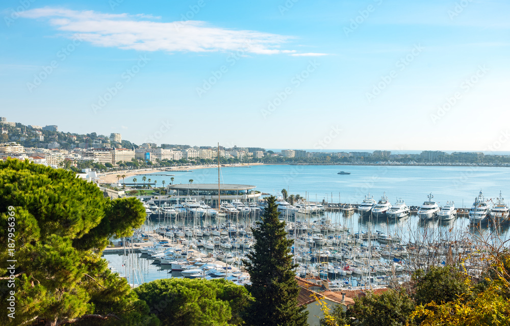 Some famous places on the Cote d'Azur