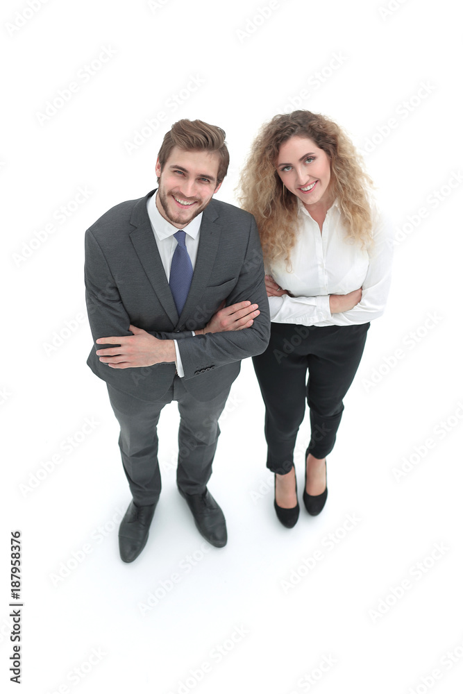 view from the top.two leading members of the company view from the top.two leading members of the company