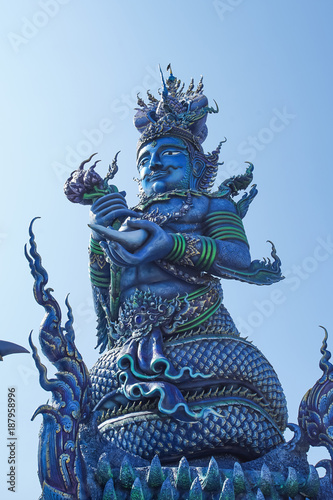 Wallpaper Mural Very beautiful sculpture in the Wat Rong Sua Ten or Rong Sua Ten temple. This place is the popular attraction for Chiang Rai trip. Torontodigital.ca