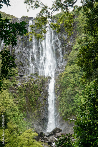 Wairere Falls Wasserfall, Waikato, Neuseeland 