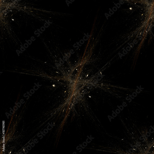 Fractal worlds, strange seamless art background