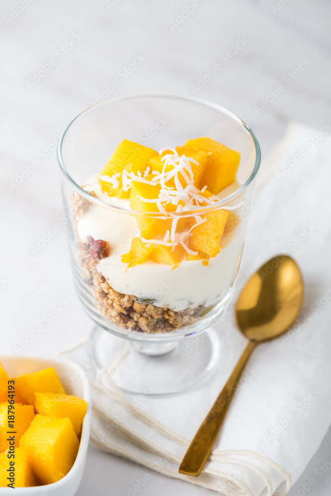 Granola yoghurt dessert breakfast Granola yoghurt dessert breakfast
