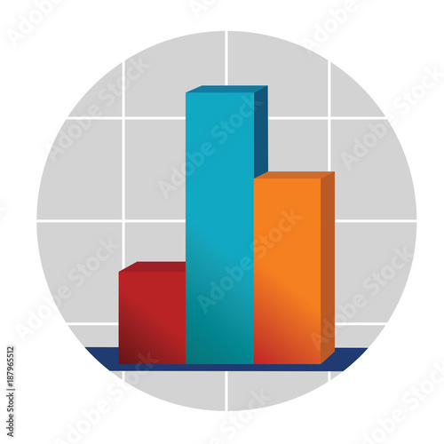 Wykres ilustracja wektorowa