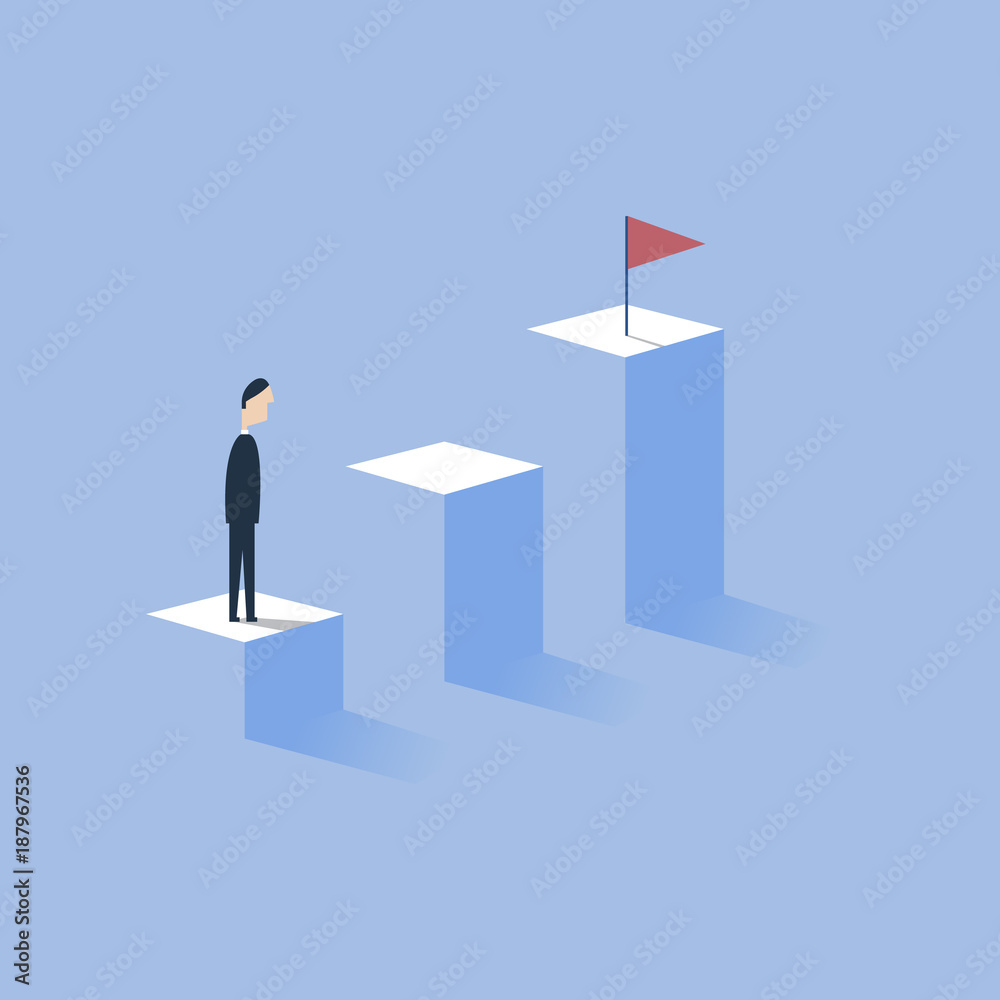 Business concept of goals, success, achievement vector illustration. Royalty free stock images. Business concept of goals, success, achievement vector illustration. Royalty free stock images.