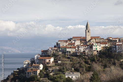 village vrbnik on the island krk, croatia