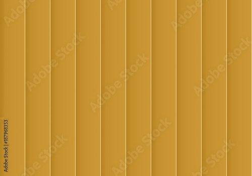 Colorful background consisting of gold rectangle in a row next to each other. Mosaic of geometric elements. Gold vertical louver of parts 