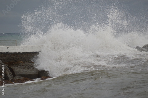 The Mediterranean sea after the storm