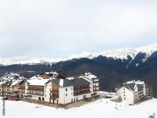 home of the Olympic village in the Caucasian mountains of the city of Sochi