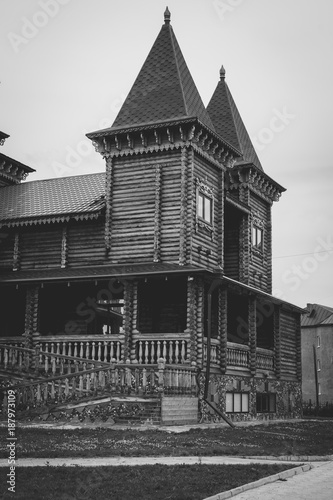 Beautiful wooden castle Palace