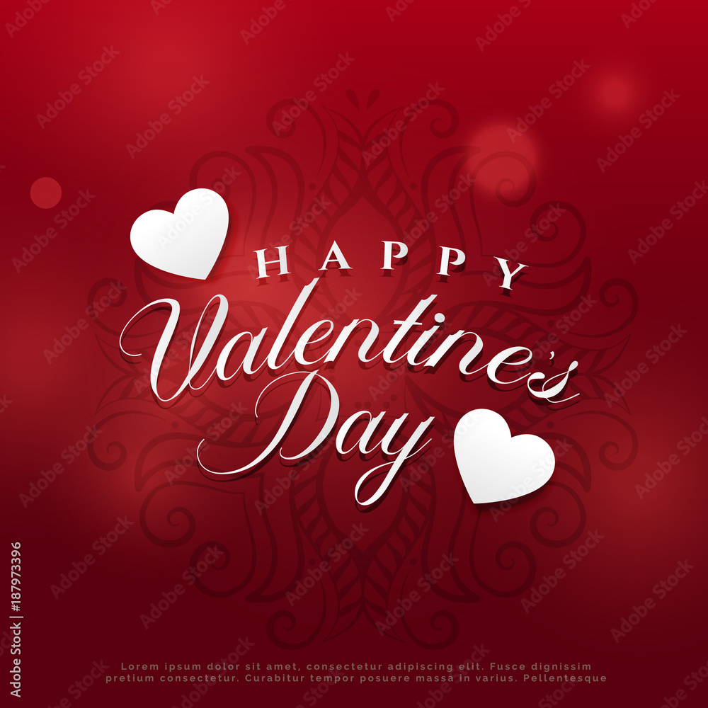 gorgeous valentine's day background design