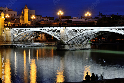 The Triana's Bridge - Seville, Spain © Tomasz Warszewski