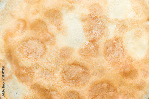 Photos Close up texture of a pancake surface.