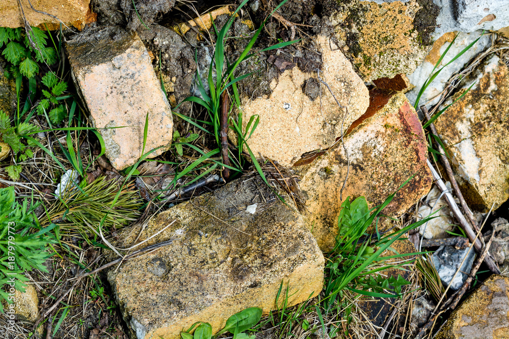 A lot of old bricks