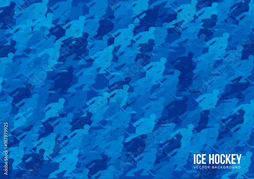 Ice Hockey vector background