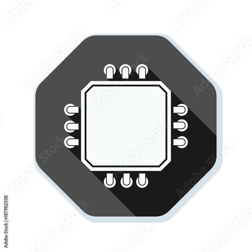 CPU Warning sign illustration