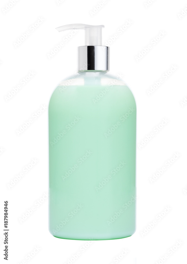 Light turquoise liquid soap spa container Light turquoise liquid soap spa container