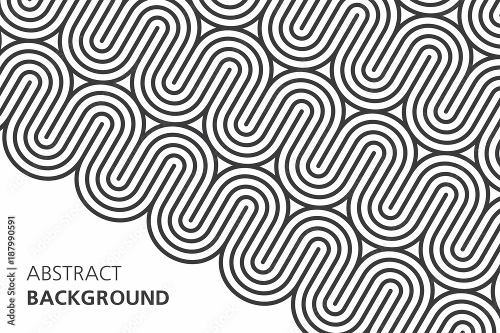 Fototapeta premium Black and white abstract background