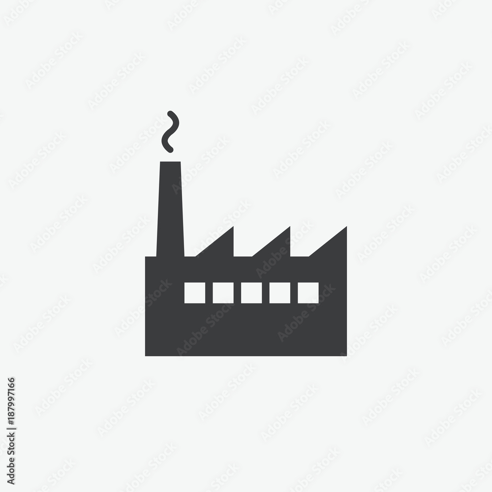 Factory Vector Icon Factory Vector Icon