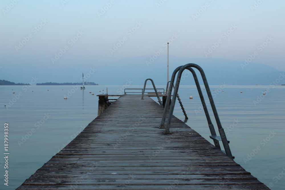 Fototapeta premium Lago d'inverno