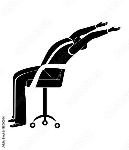 the office yoga