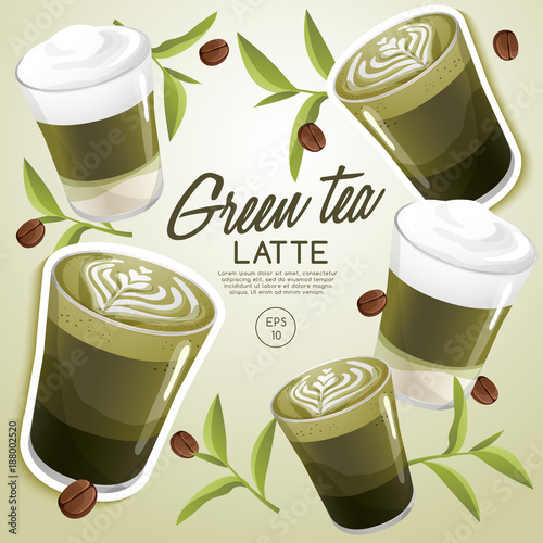 Set of Coffee Types : Vector Illustration