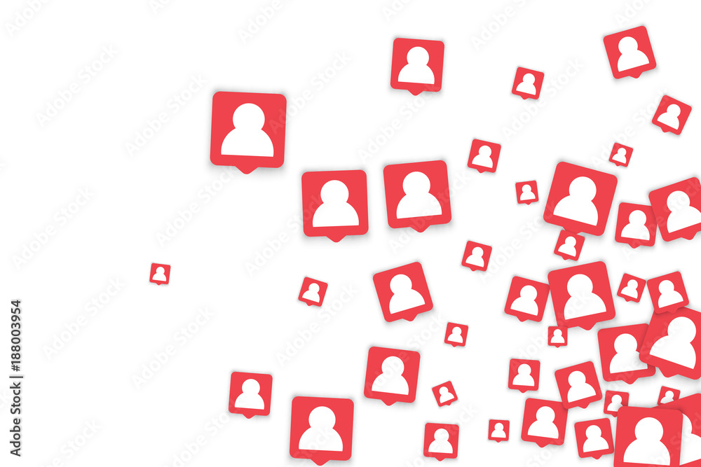 Social media background. Social media background.