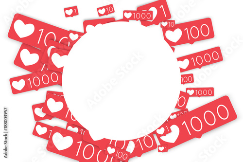 Social media counters.