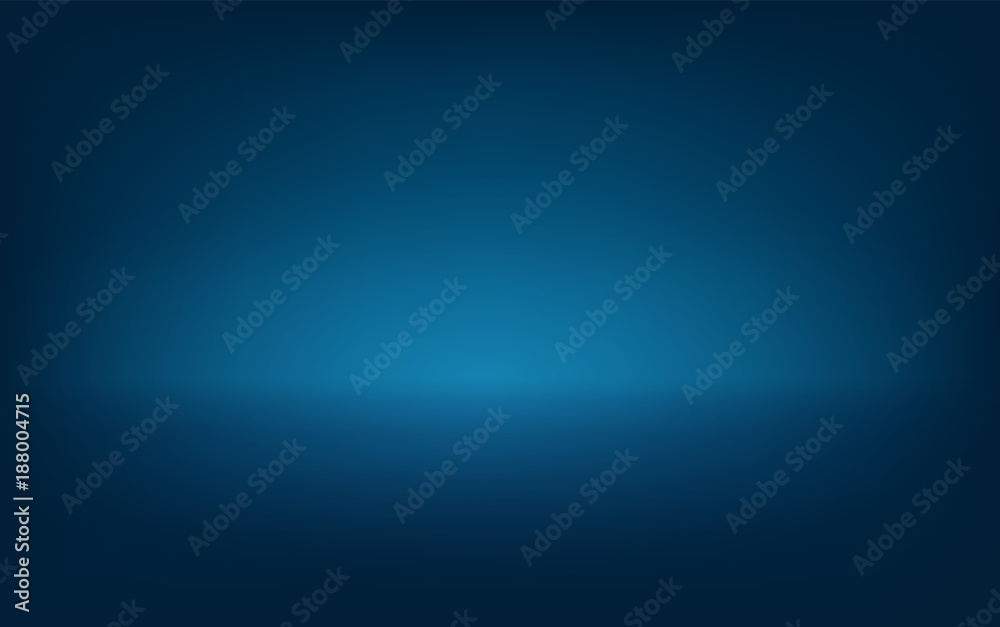 Blue background  Vector eps 10 Light down from above Light top Many lights on top Lighting stage, stage