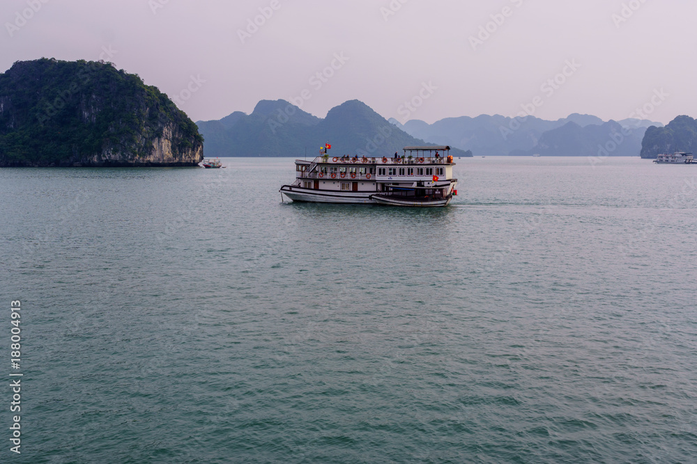 Boat in halong bay Vietnam