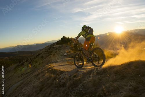 biking in the south tyrol mountains - merano 2000