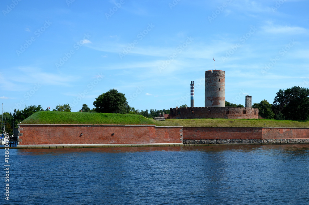 Historic fortress Wisłoujście in Gdansk (Poland)